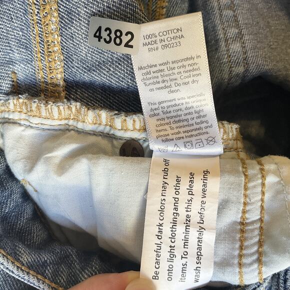 Pacsun Women Shorts 23 Blue Denim High Rise Short Shorts Frayed Hem - Picture 3 of 10